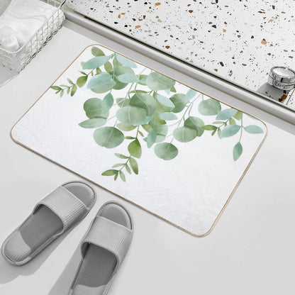 Ivy Leaves  Dirt-Trapping Bath Mat