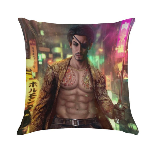 Majima Goro Soft Durable Construction Throw Pillow