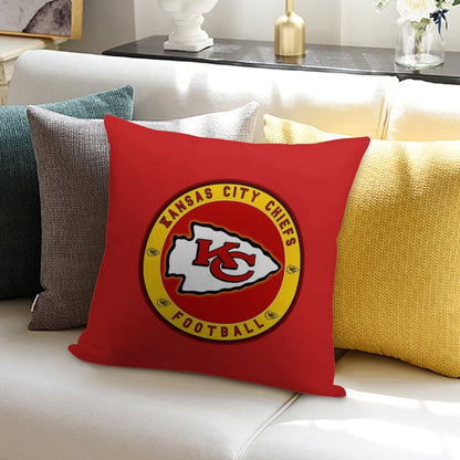 Chiefs-kansas Soft Home Decor Throw Pillow