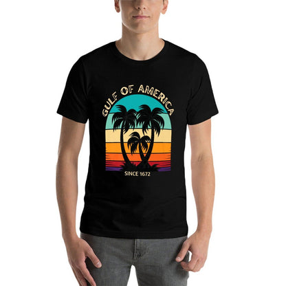 Gulf of USA America Retro Throwback Design Premium Wrinkle-resistant T-Shirt