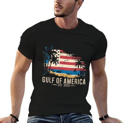 Vintage Gulf Of USA America Gulf of Mexico Or America Durable T-Shirt