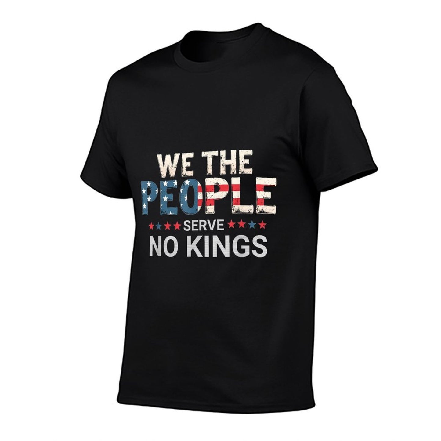 No Kings In America, Democracy, We The People  Tagless Design T-Shirt