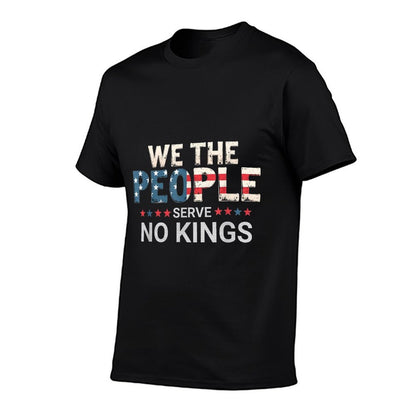 No Kings In America, Democracy, We The People  Tagless Design T-Shirt