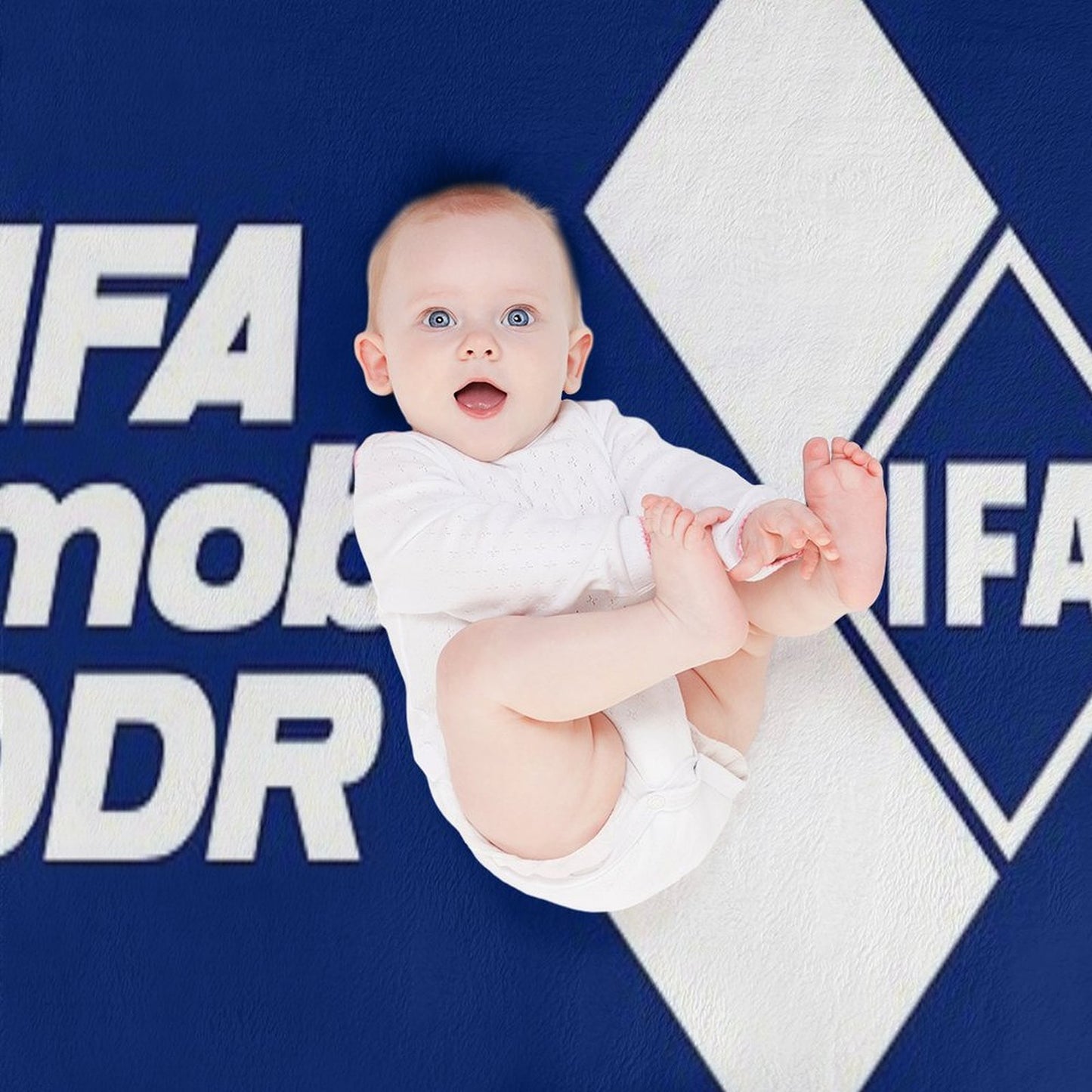 IFA Mobile DDR Logo (white) Compact Throw Blanket