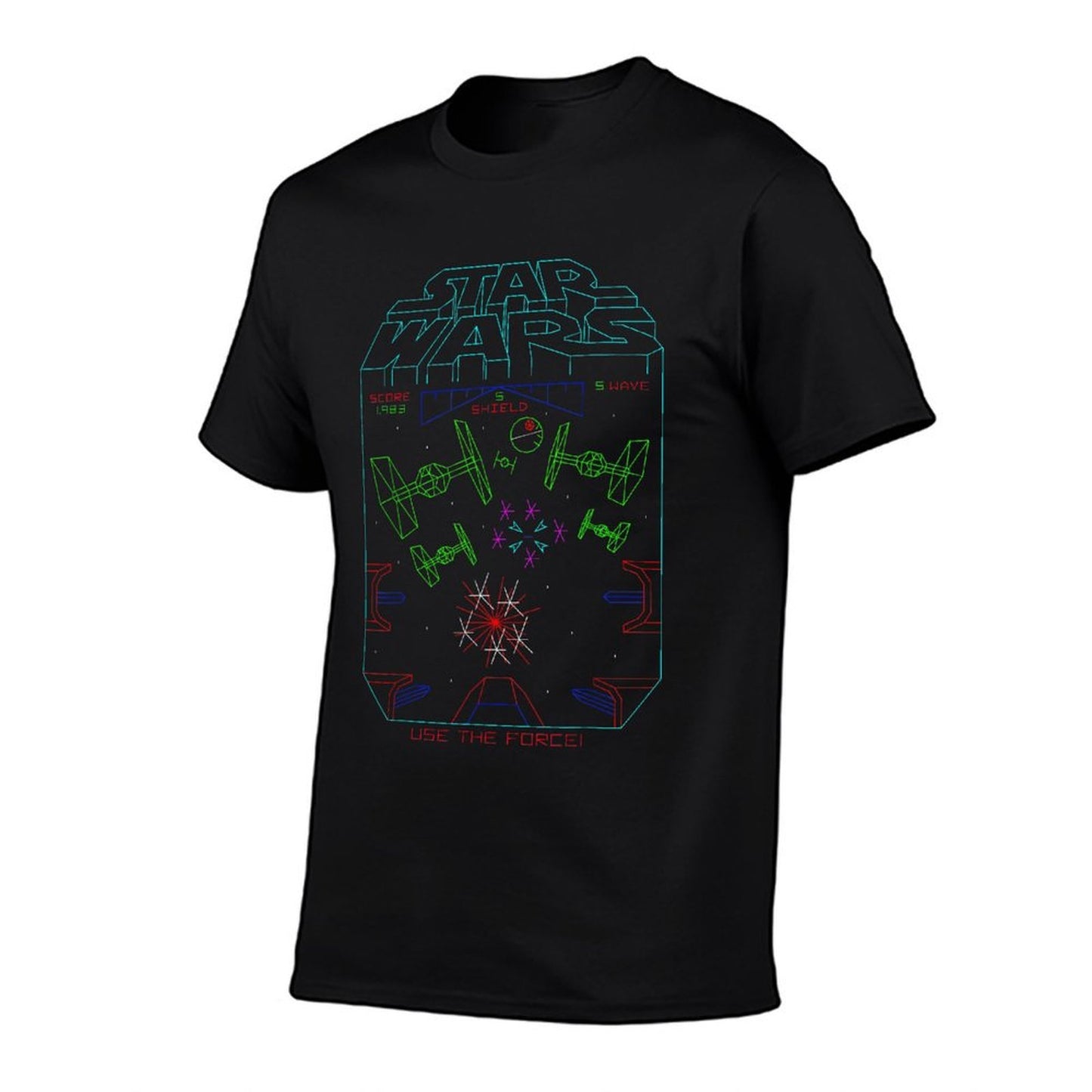 Star Wars Space Fight Vintage Arcade Graphic  Quick-drying T-Shirt