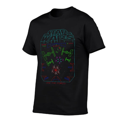 Star Wars Space Fight Vintage Arcade Graphic  Quick-drying T-Shirt