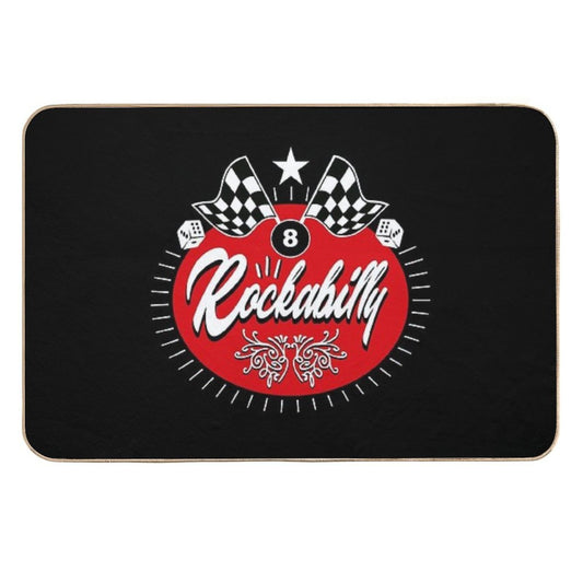 Rock And Roll Sock Hop Dance Rockabilly Music Vintage 50s 60s 70s 80s  Toxin-Free Bath Mat