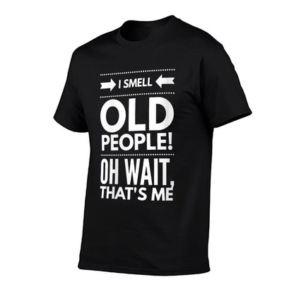 Womens I Smell Old People Fifty 50th Birthday Gag Joke Father Gift  Vintage-inspired T-Shirt