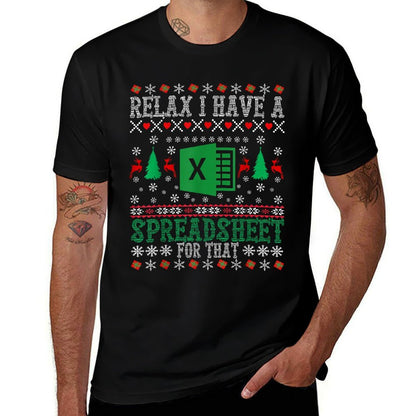 I Have A Spreadsheet for That Christmas Ugly Sweater Excel  Eco-friendly Material T-Shirt