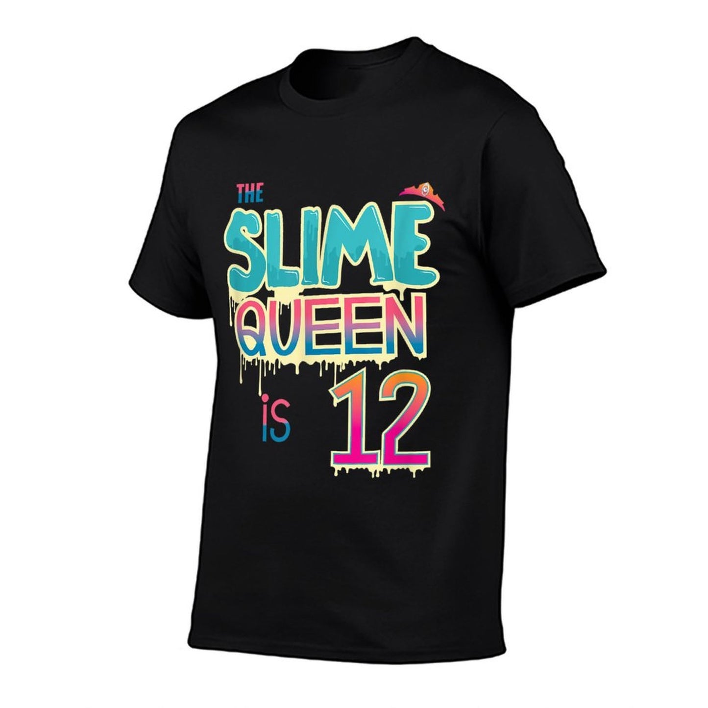 This Slime Queen Is 12 Cute Twelve Year Old Birthday  Trendy Pattern T-Shirt