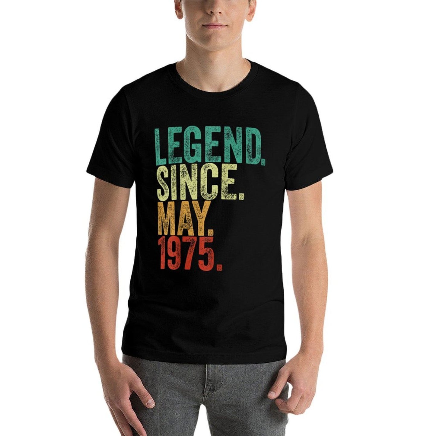 50 Years Old Legend Since May 1975 50th Birthday  Moisture-wicking T-Shirt