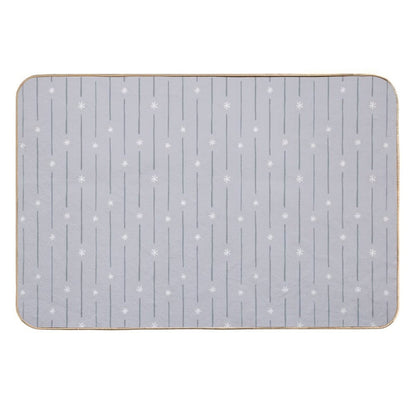 Swan River [blue]  Rapid-Drying Bath Mat