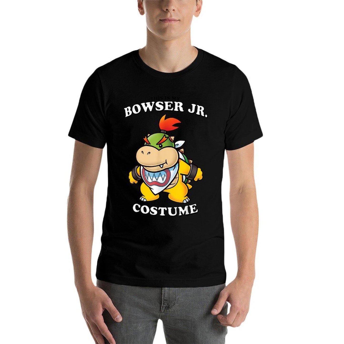Super Mario Bros Halloween This Is My Bowser Jr. Costume  Polyester Blend T-Shirt