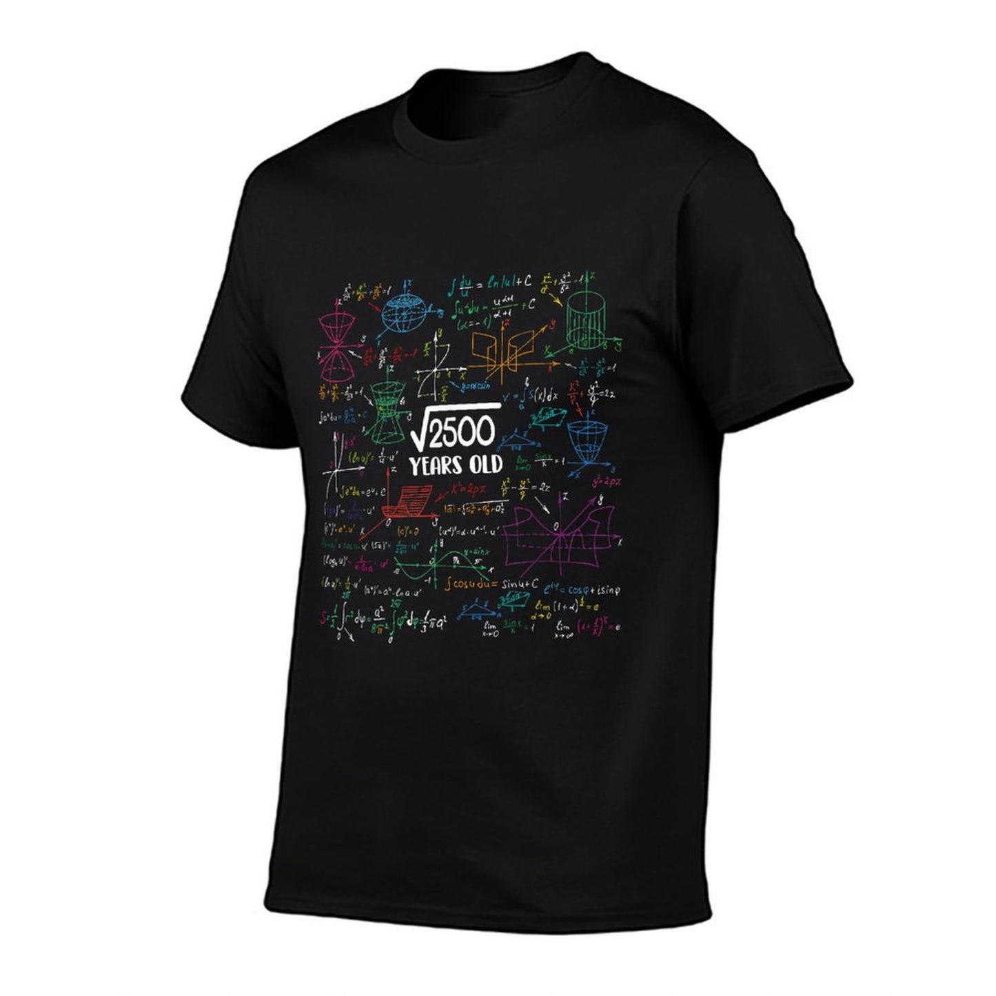 Square Root of 2500 - 50 Year Old Math Lovers 50th Birthday  Polyester Blend T-Shirt