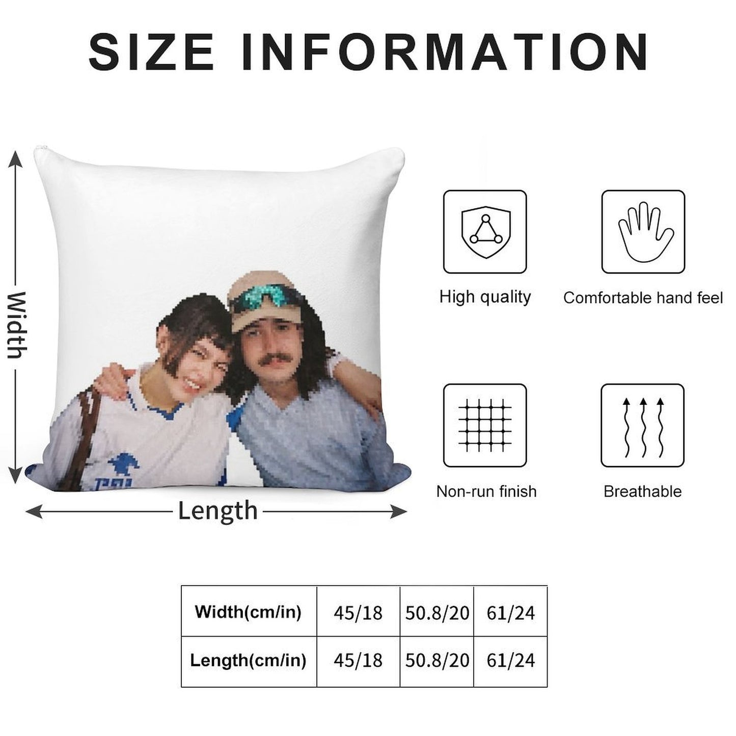 Pixel Drew And Enya Emergency Intercom Soft Warmth Comfort Throw Pillow