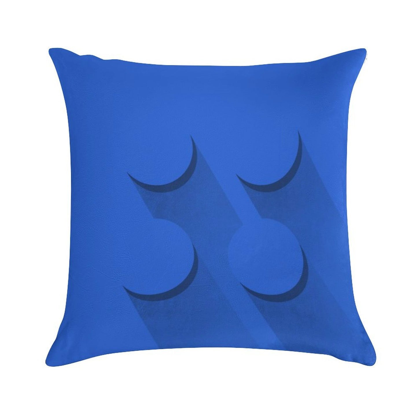 Blue Brick Soft Home Decor Throw Pillow
