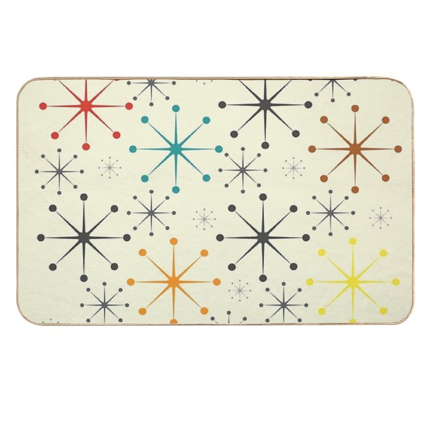 Atomic Retro  Anti-Trip Bath Mat