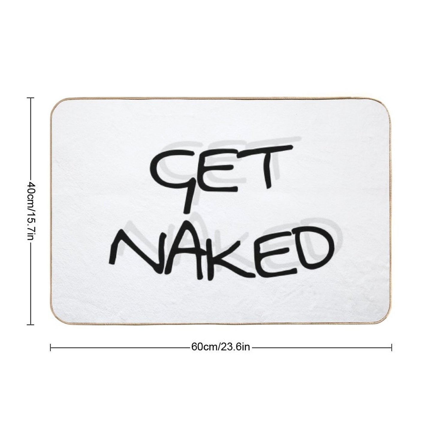 GET NAKED  Dirt-Trapping Bath Mat