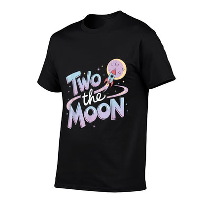 Two The Moon 2nd Birthday Girl Boy 2 Year Old Toddler  Classic T-Shirt