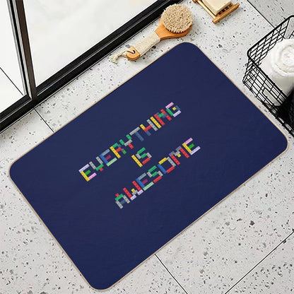 Everything Is Awesome  Anti-Trip Bath Mat