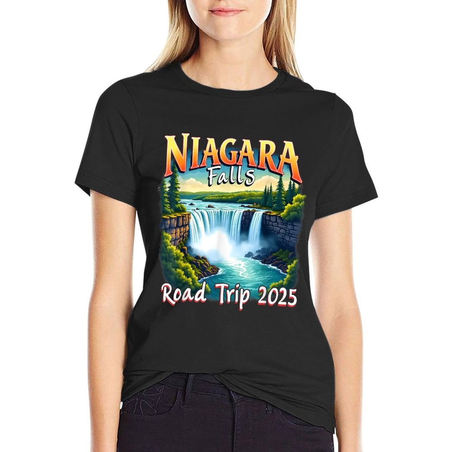 Niagara Falls Family Vacation Road Trip 2025 Trip Men Woman  Soft T-Shirt