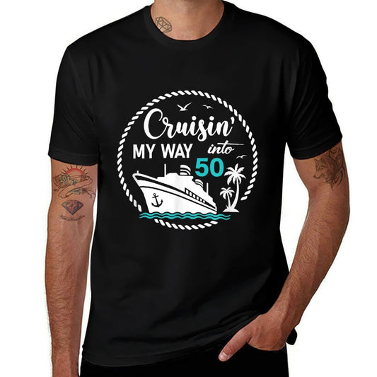Cruising 50th Birthday  Durable T-Shirt