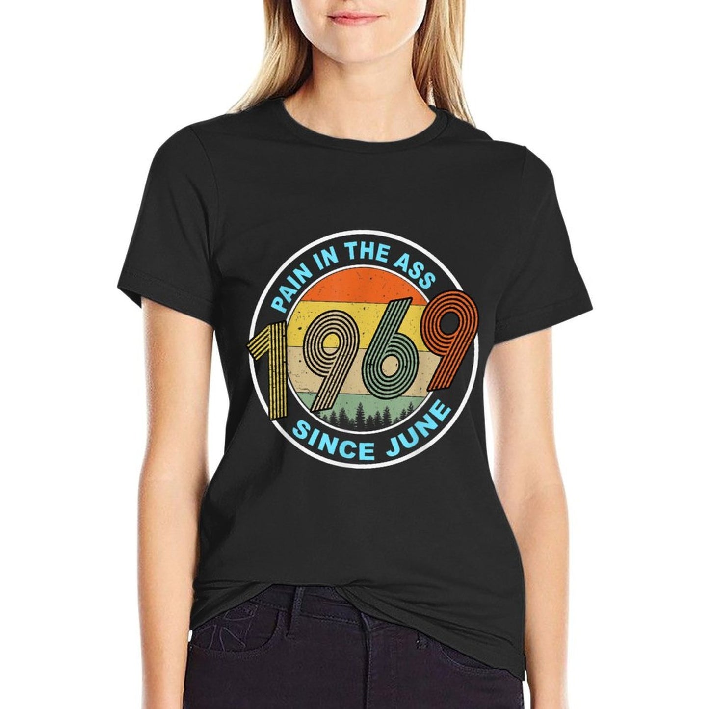 June 1969 50th Birthday  Retro Vintage 1969 Birthday  Trendy Pattern T-Shirt