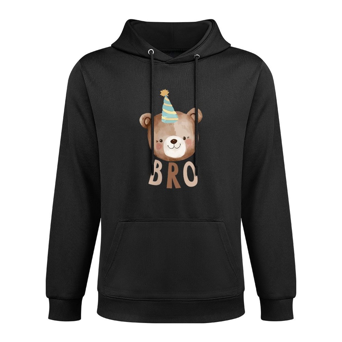 Bro Bear 1st Birthday Beary First Birthday Matching Family Shape Retention Hoodie