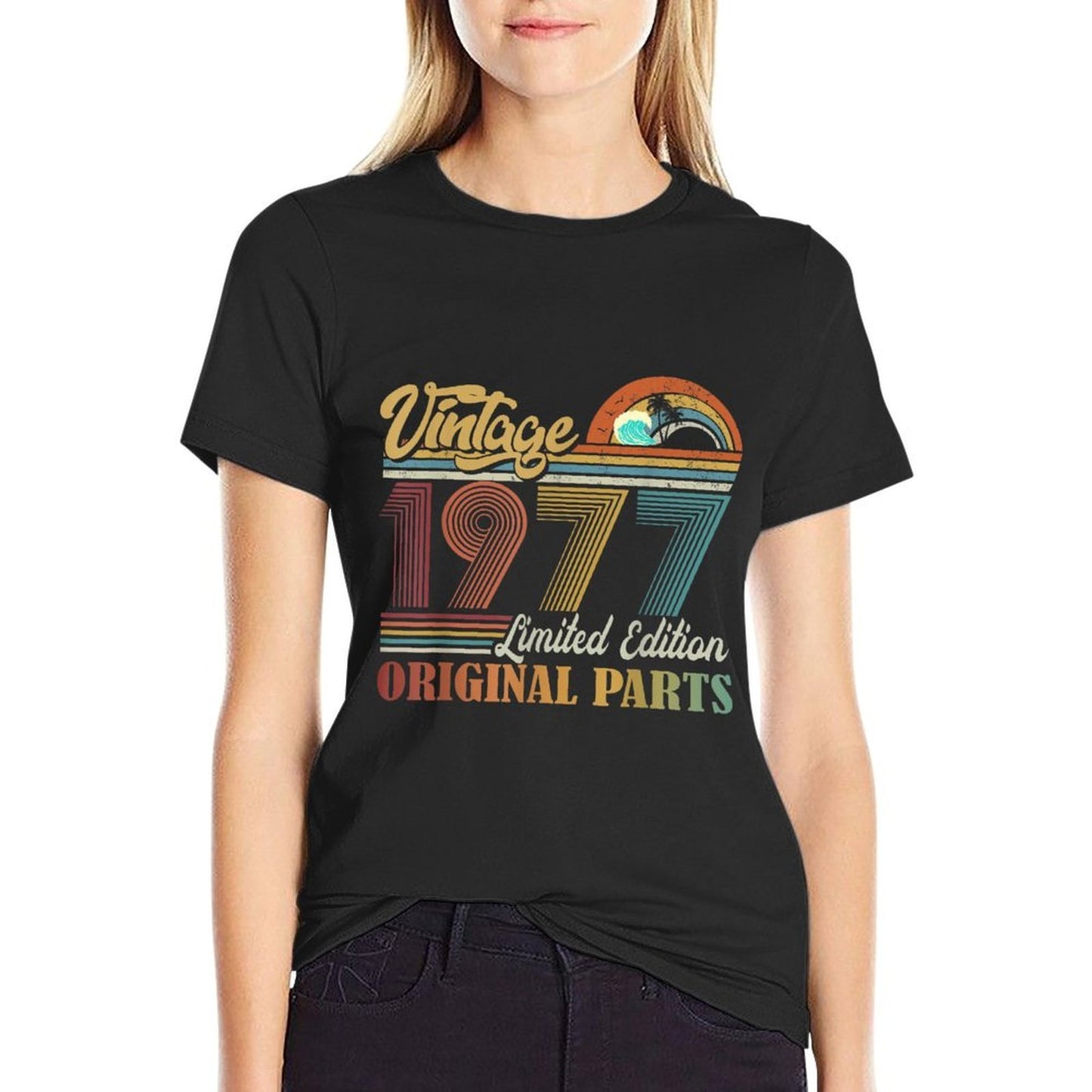 Vintage 1977 Limited Edition Original Parts 47 Years Old  Breathable T-Shirt