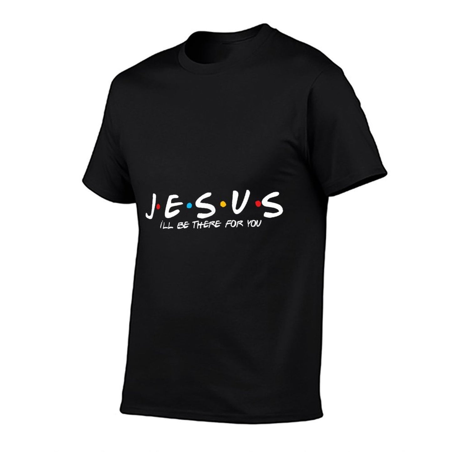 Jesus Will Be Always There, Your Trusted Friend in Christ  Polyester Blend T-Shirt