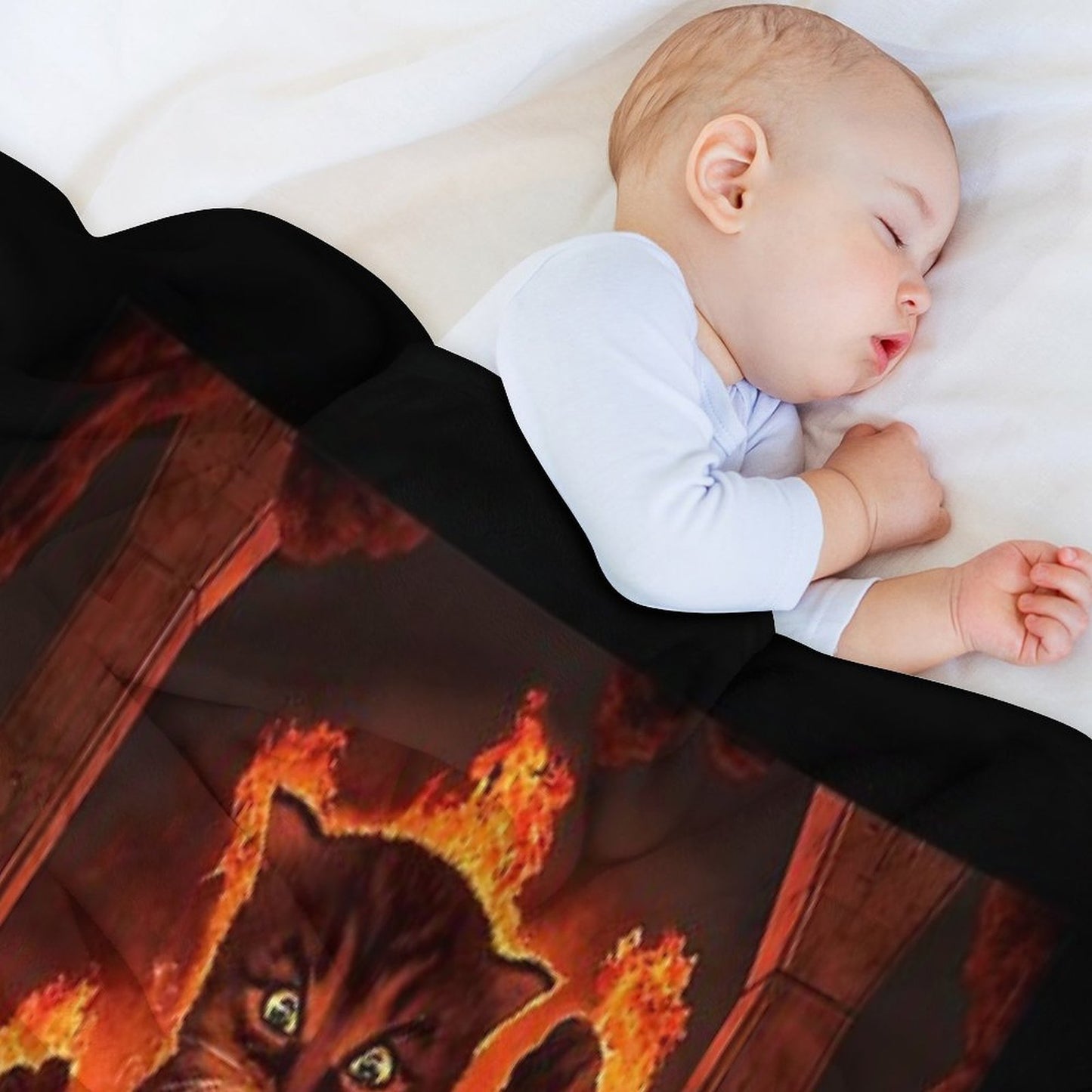Balrog Cat Shirt TShir Eco-conscious Throw Blanket