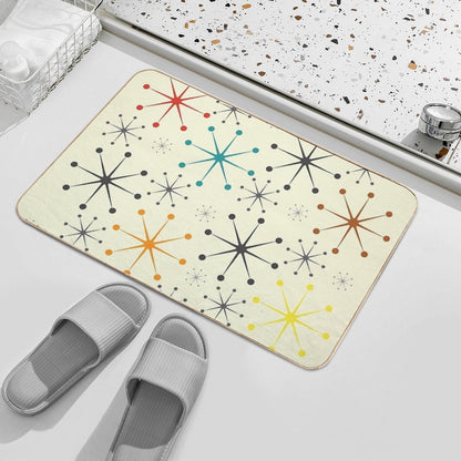 Atomic Retro  Anti-Trip Bath Mat