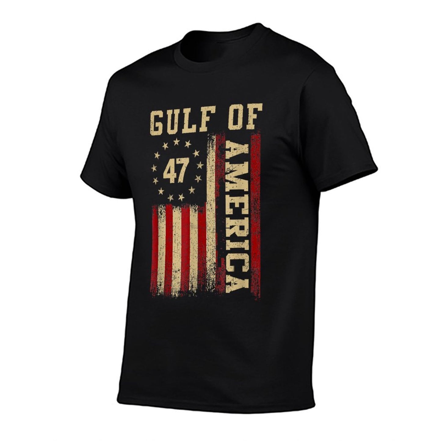 Gulf of Merica Retro Vintage USA Flag Mens Women Classic T-Shirt