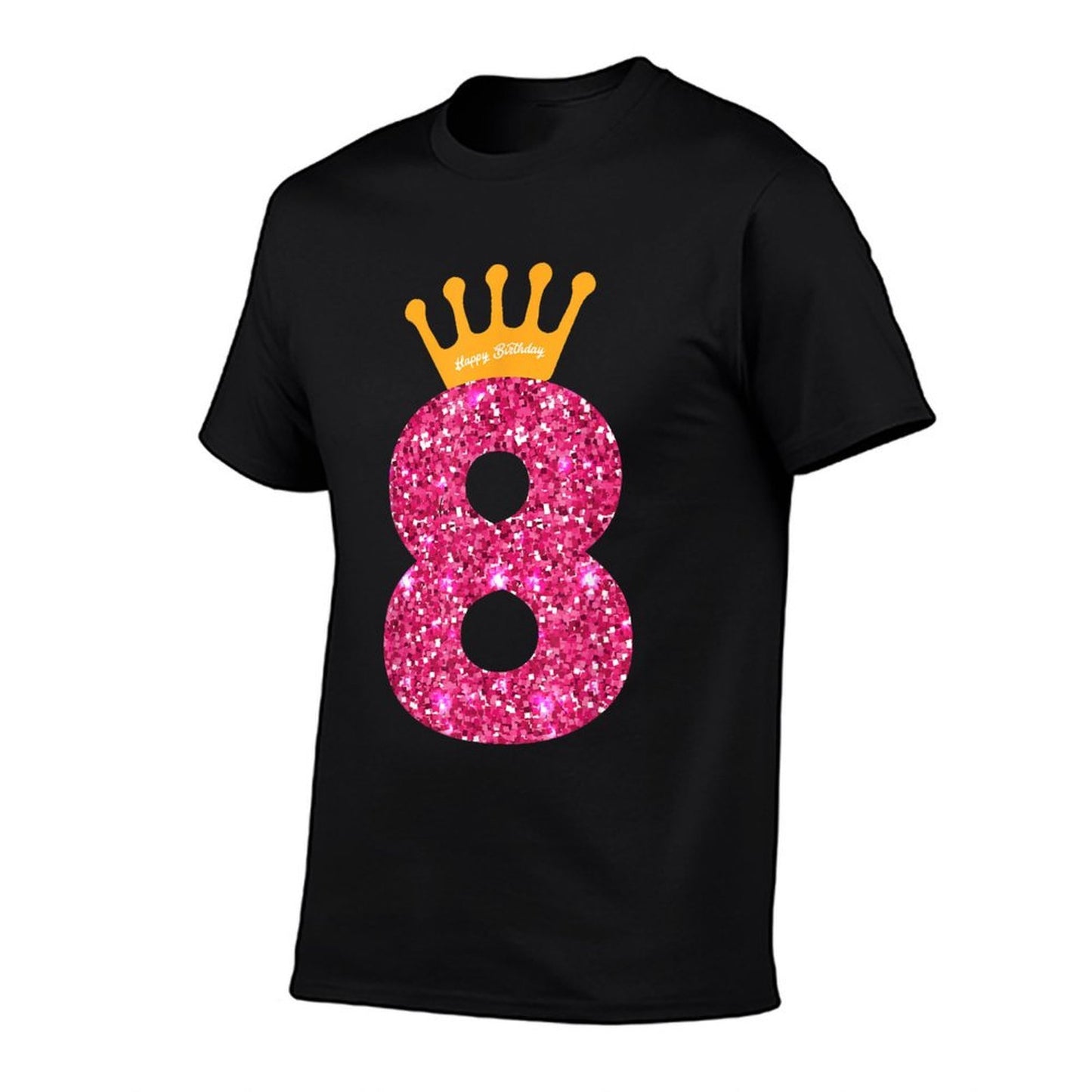 Happy Birthday, Girls 8th Party 8 Years Old Bday  Classic T-Shirt