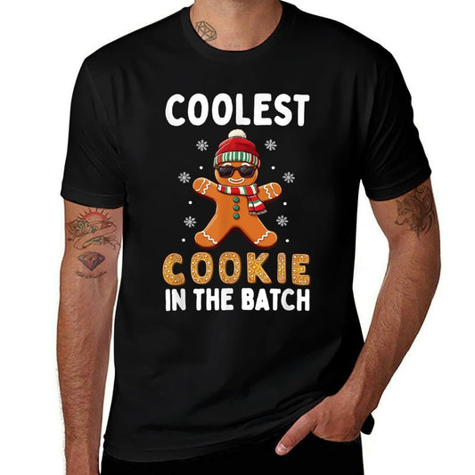 Coolest Cookie In The Batch Funny Gingerbread Christmas  Versatile T-Shirt