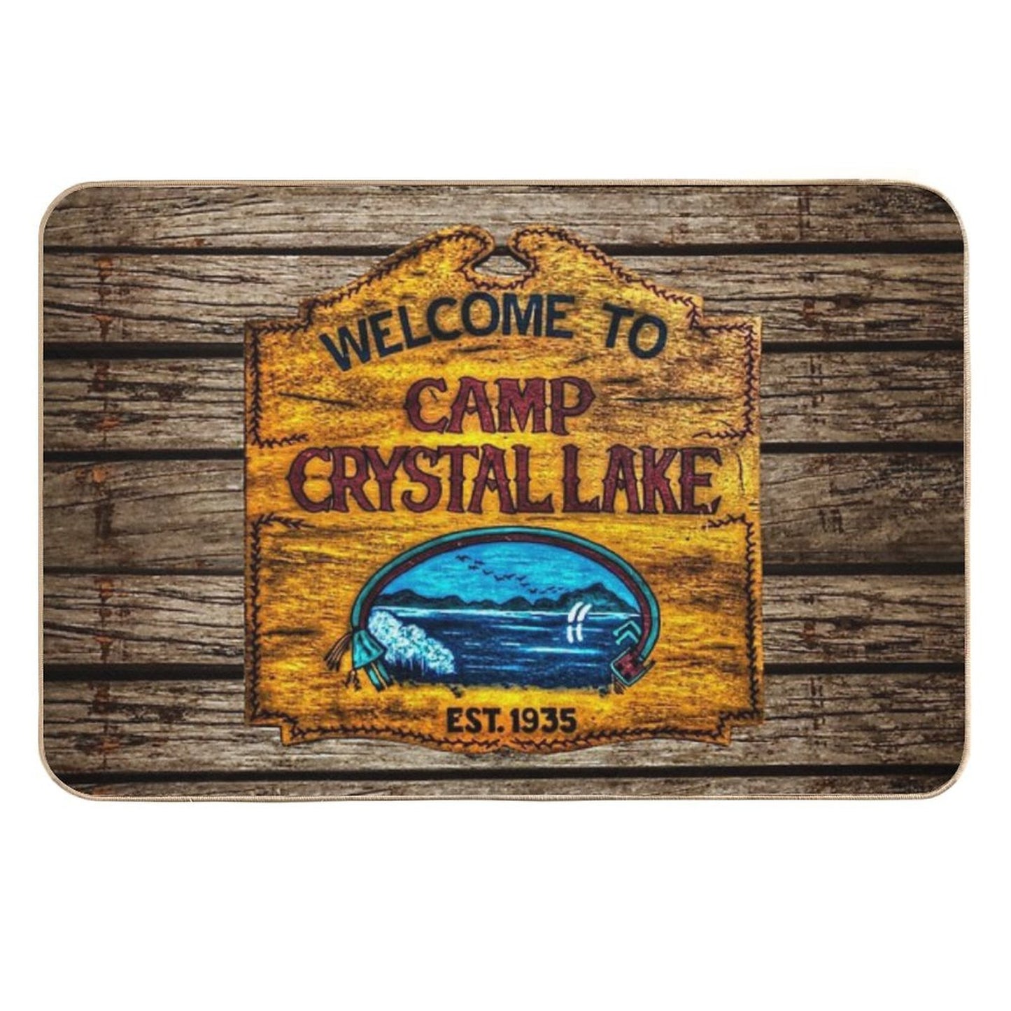Camp Crystal Lake  Absorbent Bath Mat