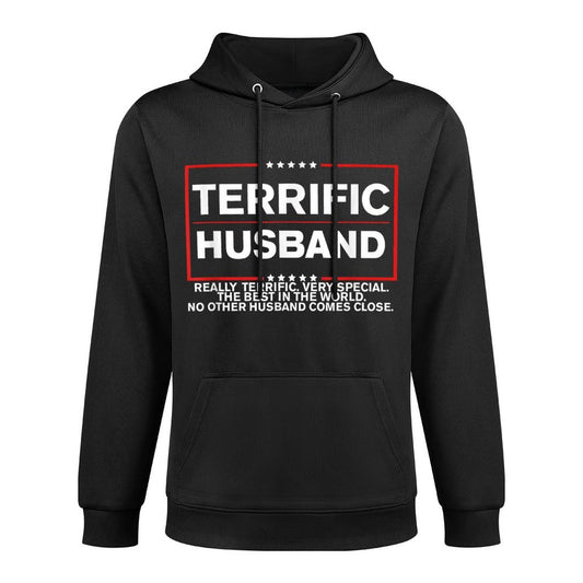 Best Husband Trump 2024 - Terrific Husband Funny Trump Kangaroo Pocket Hoodie