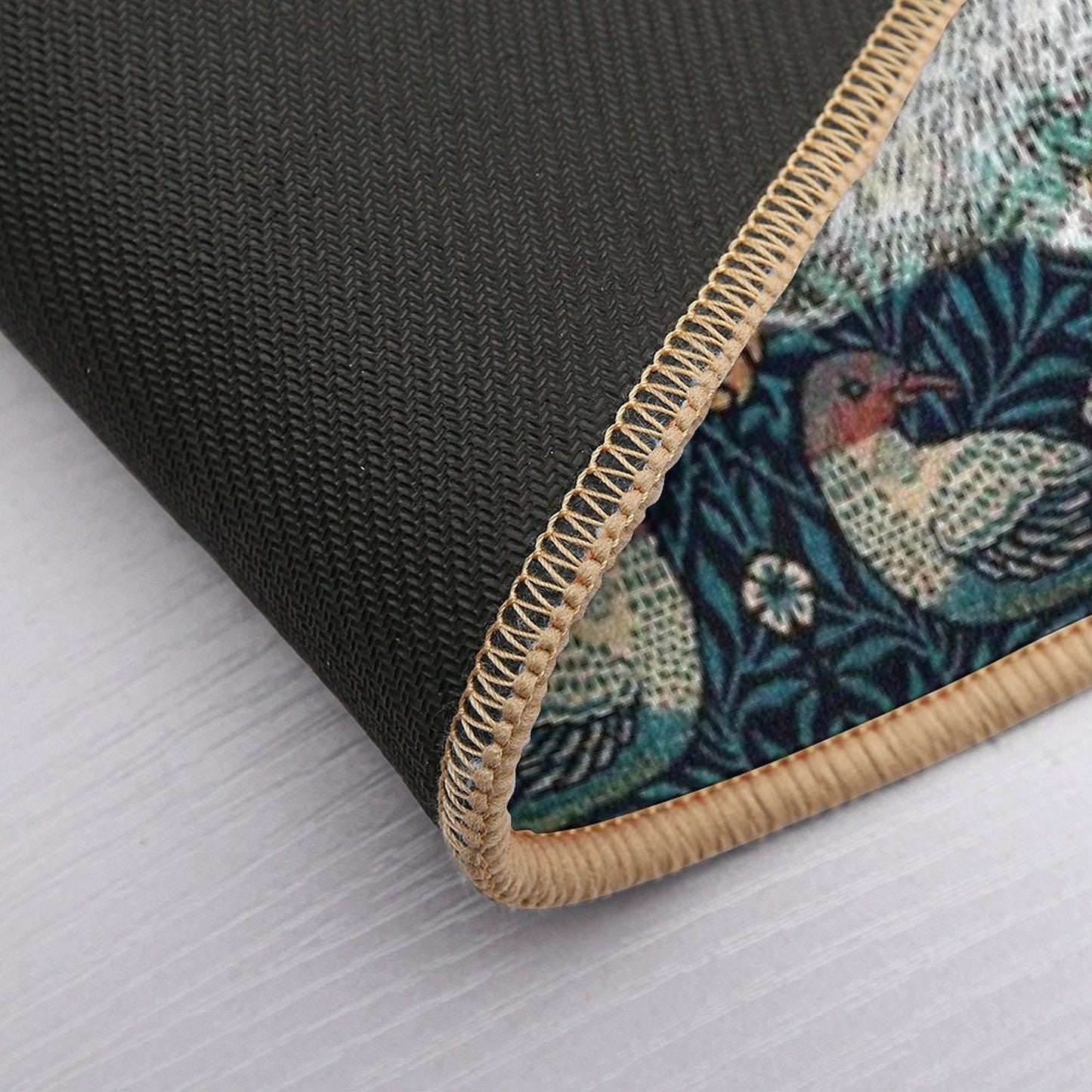 A Rabbit in Morris's Garden  Easy To Clean Bath Mat