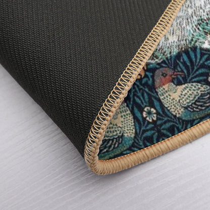 A Rabbit in Morris's Garden  Easy To Clean Bath Mat