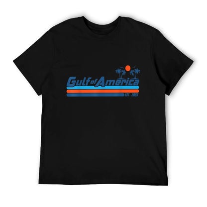 Gulf of USA America Est 2025 Retro Vintage Beach Mens Women Heathered Texture T-Shirt