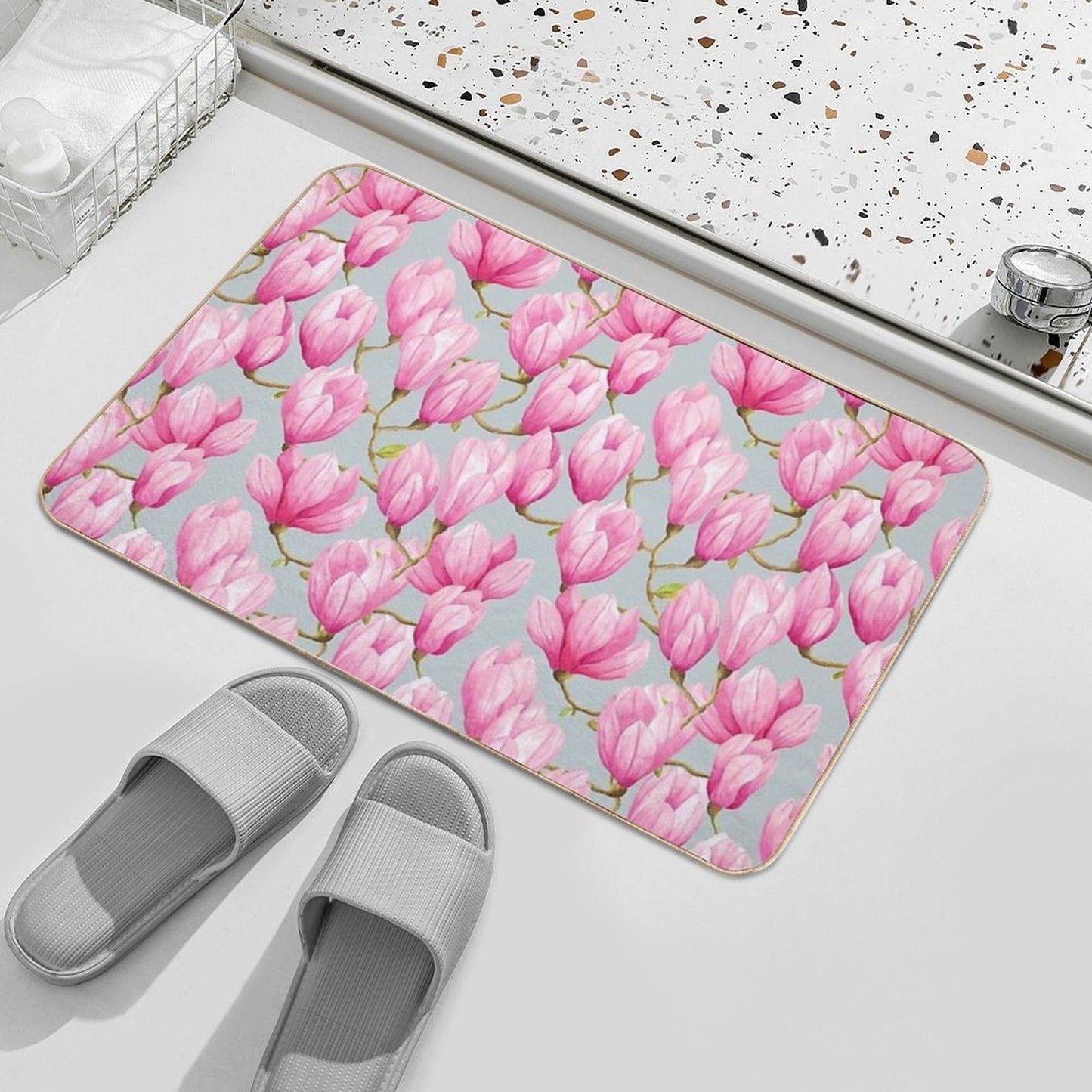Magnolia  Multi-Purpose Bath Mat
