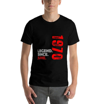 Born In June 1970 Vintage Birthday Legend Since June 1970  Breathable T-Shirt
