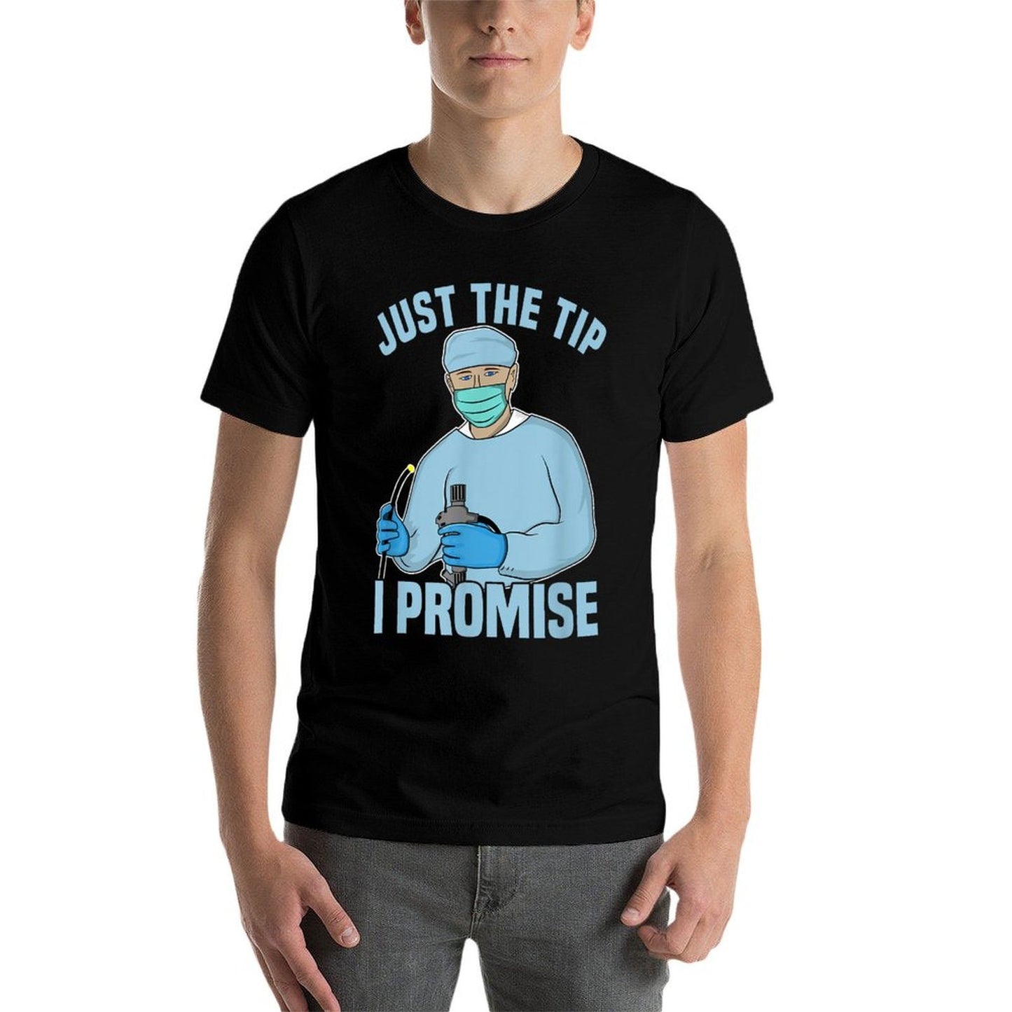 Dan66 Men's Black Humorous Medical Procedure  Vintage-inspired T-Shirt