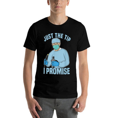 Dan66 Men's Black Humorous Medical Procedure  Vintage-inspired T-Shirt