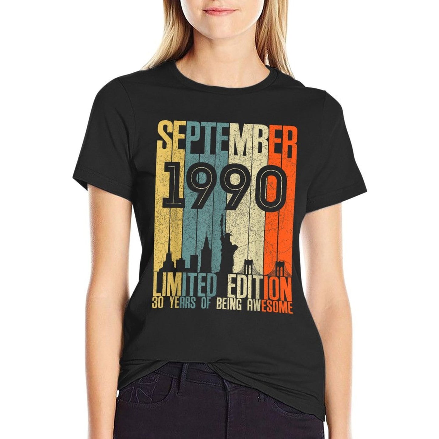 September 1990 T 30 Year Old 1990 Birthday Gift  Versatile T-Shirt