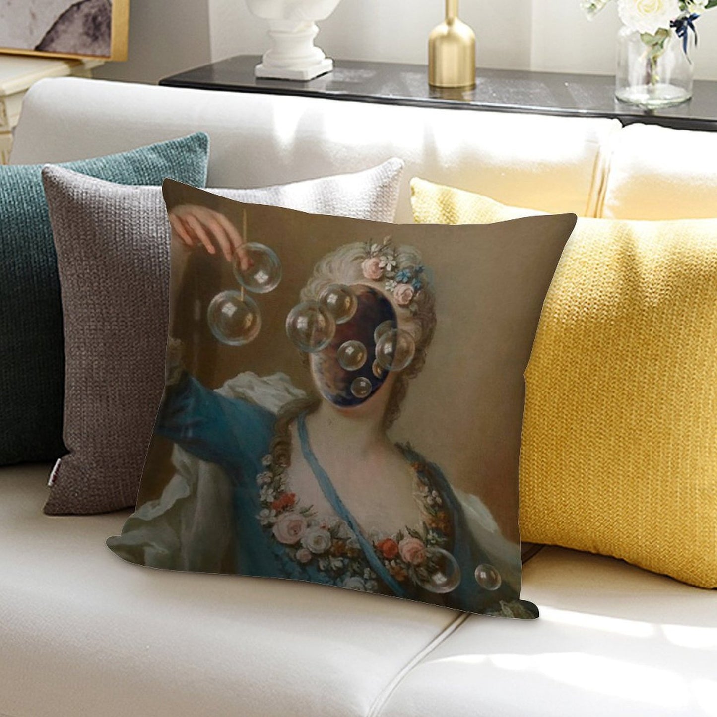 THE MITIGATED LIFE⠀ Soft Multiple Sizes Throw Pillow