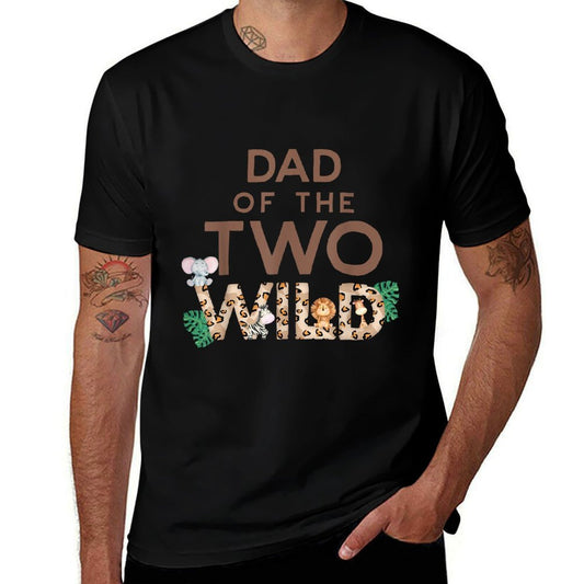 Dad of The Two Wild Animal Safari 2nd Birthday Theme Family  Classic T-Shirt