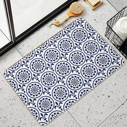 Moroccan Tile Pattern 3  Non-Slip Bath Mat