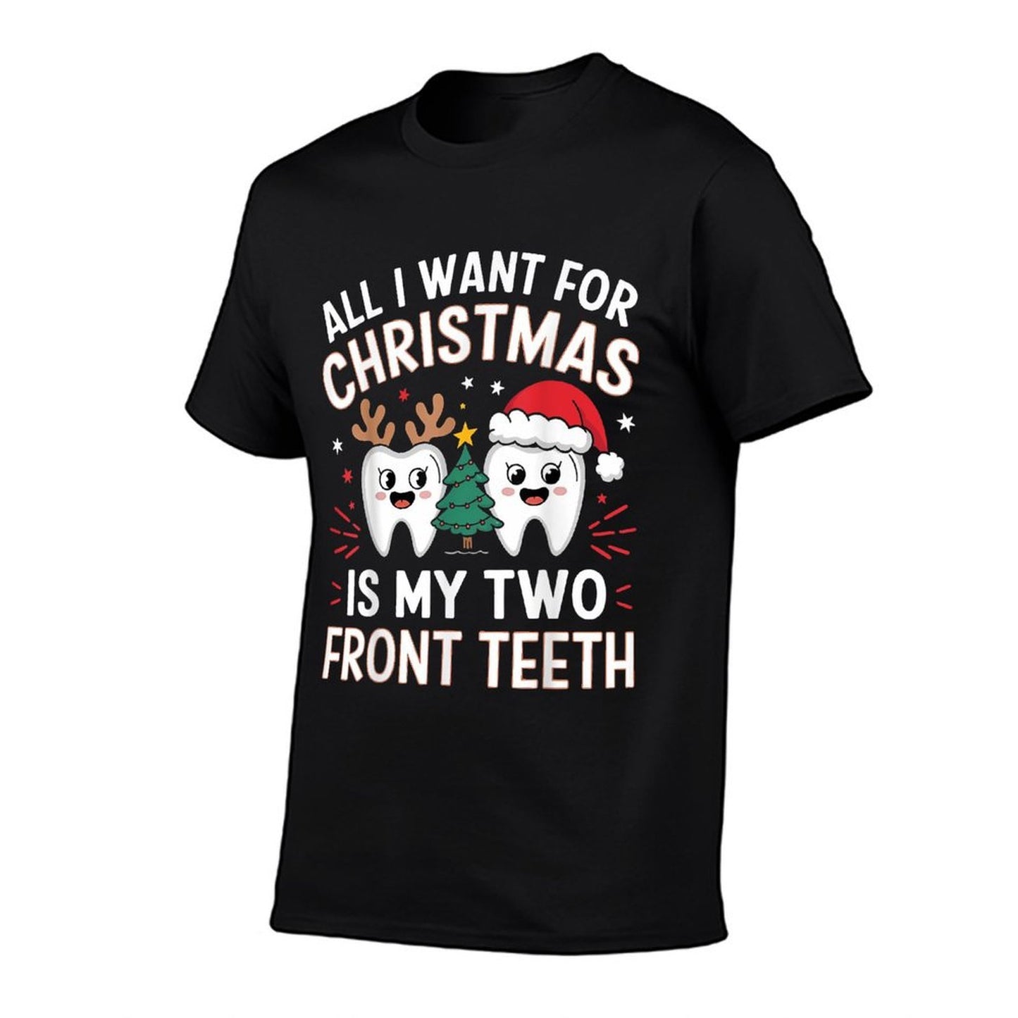 All I Want for Christmas Is My Two Frontth Funny Comfortable T-Shirt