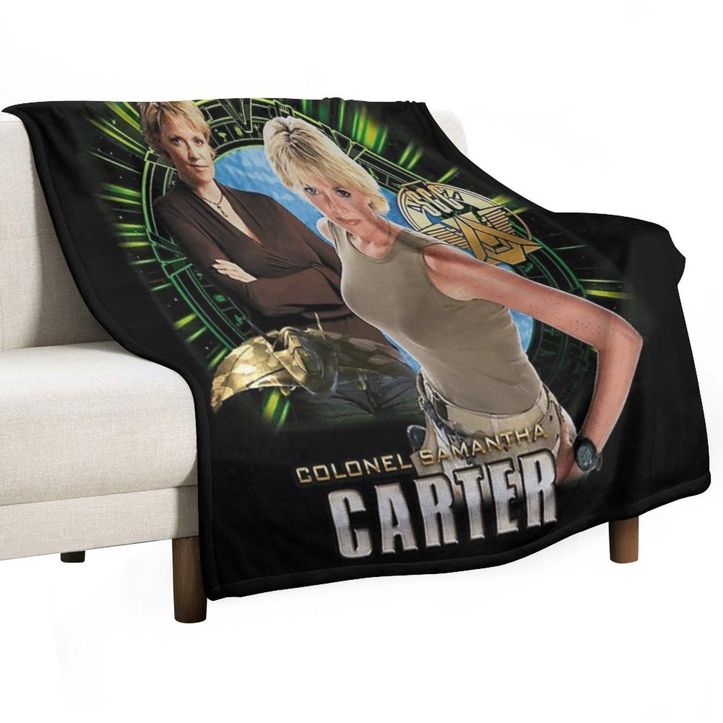 Stargate SG1 Samatha Carter Quick-dry Throw Blanket